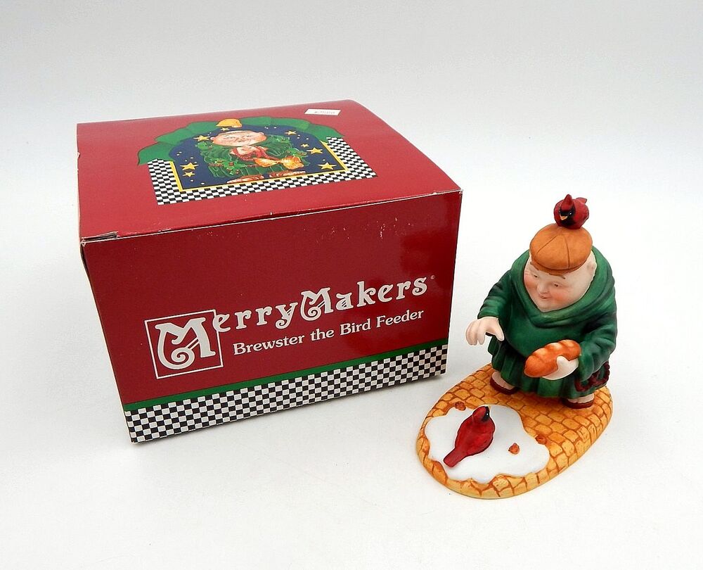 Merry Makers Department 56 Brewster The Bird Feeder Figurine Figure